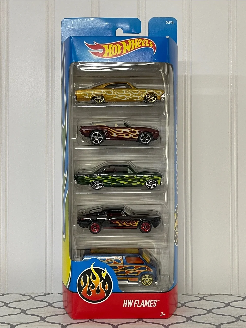Hot Wheels Flames 5-Car Pack - Multi-Color from 2016